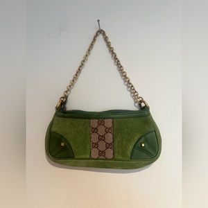 Vintage Gucci Green Purse